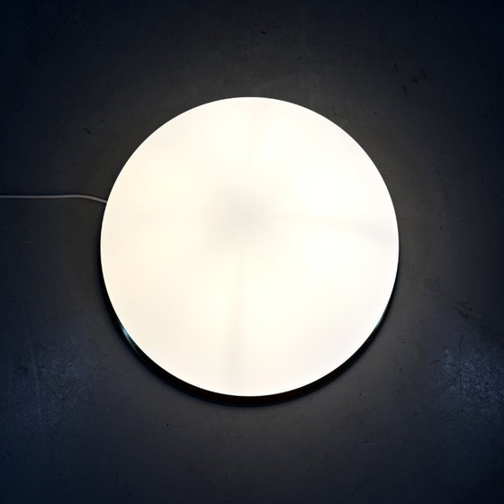 Image 1 of Glashütte Limburg ceiling lamp brass & satin glass