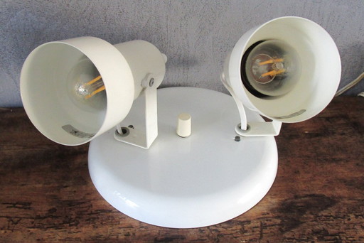 White HEMA ceiling spotlights 1970s