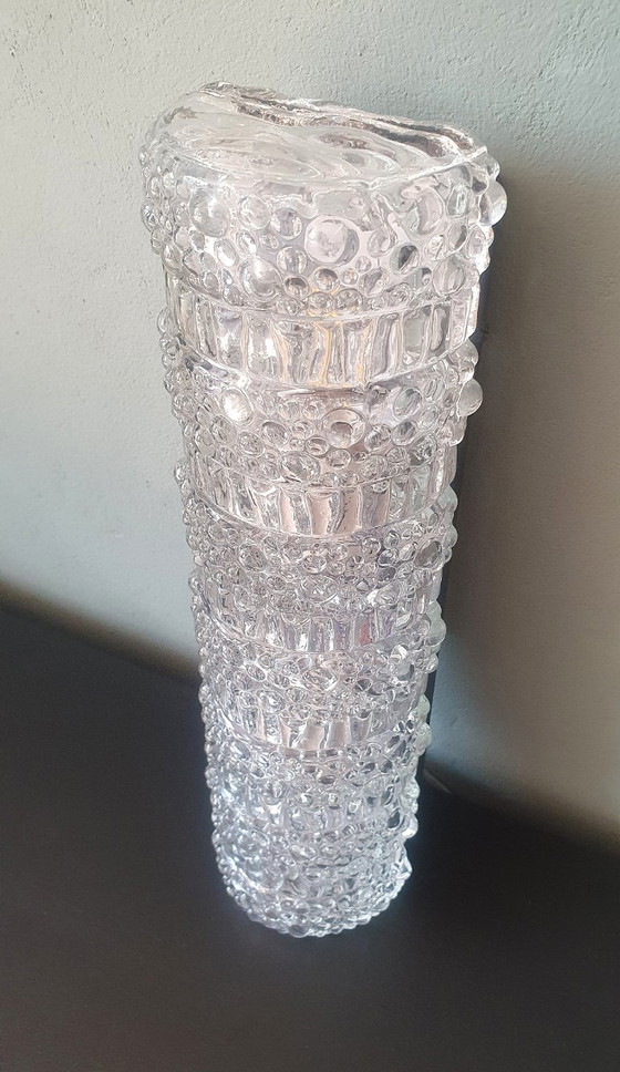 Applique murale vintage en verre bullé - 34 cm - Glashütte Limbourg. – Glashütte Limburg, Appliques murales (photo 7 of 37)