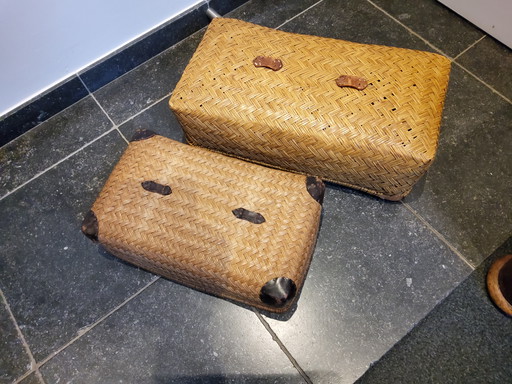 Vintage 3 Weidenkörbe