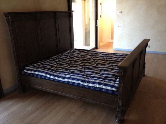 Hästens Proferia Kingsize Bed met Matras, Matrassen en bedbodems, Katoen, Blauw (foto 6 van 6)