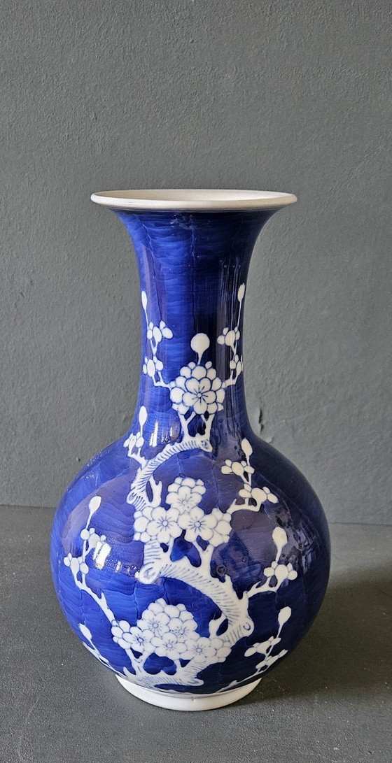 Image 1 of Vintage - Cinese - Decorativo - Vaso di porcellana blu e bianco
