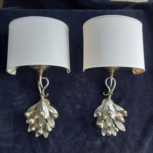Lampe Design Italien Exclusive Ciani, Grandes Appliques Murales Intemporelles