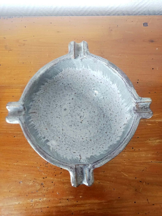 Image 1 of Vintage vijzel en asbak van steengoed