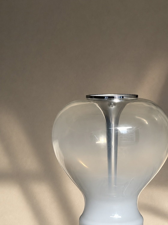 Mid-Century Murano Glass Table Lamp in the Style of Angelo Mangiarotti, Italy 1960s (photo 3 of 7)