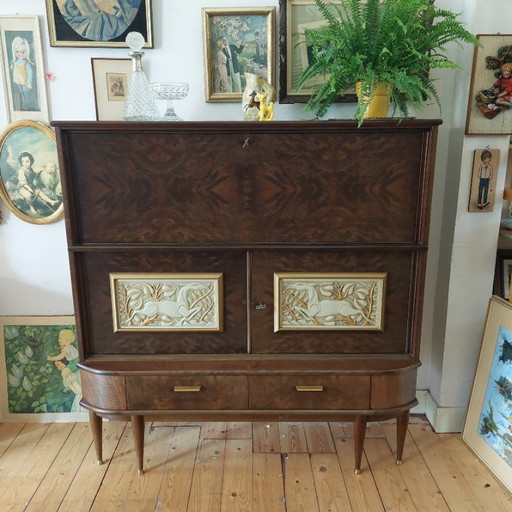 Mobile bar o highboard di design italiano vintage
