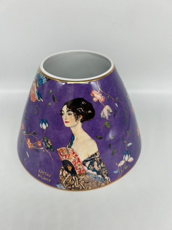 Image 1 of Klimt porcelain vase produced by Goebel Artis Orbis
