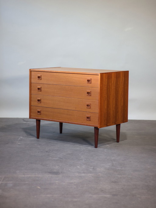 Cassettiera vintage danese in teak
