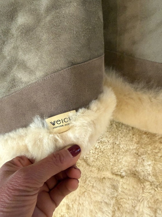 Image 1 of Alpaka Teppich Edwin rund 250 cm Champagner neuwertig Weich Couture   