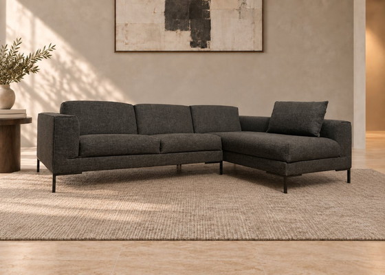 NEU Design on Stock Aikon Ecksofa Amaro Stoff + GARANTIE, Andere, Metall, Grün, Modern (Foto 2 von 11)