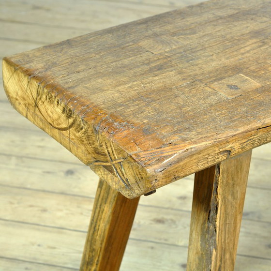 Eichen-Metzgertisch, circa 1920 – Konsolen, Holz (photo 7 of 11)