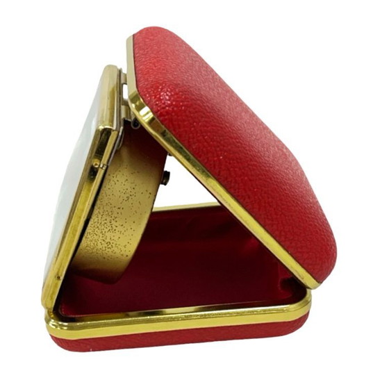 Image 1 of Sveglia da viaggio vintage EUROPA | anni '60/'70 | meccanica | 4 gioielli | design retrò