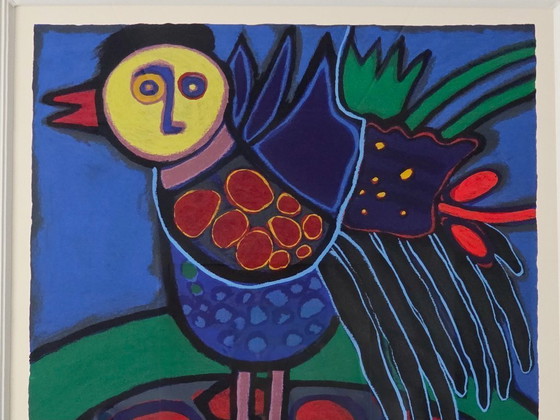 Image 1 of Corneille - African Mask - Signed - 1983