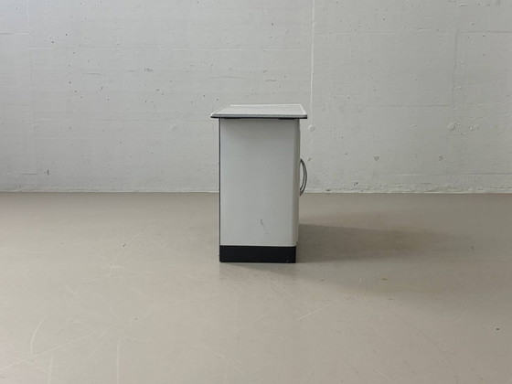 Image 1 of Metal sideboard / kitchen cabinet in industrial style, 1950s