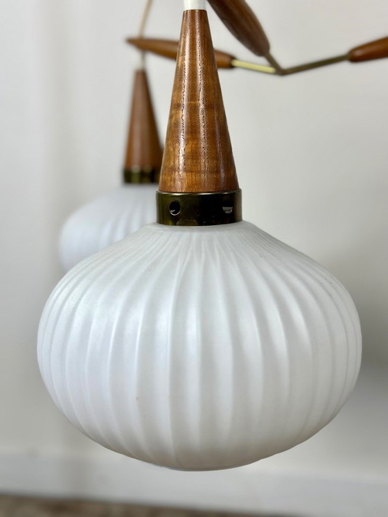 Image 1 of Lustre scandinave Louis Kalff vintage 1960