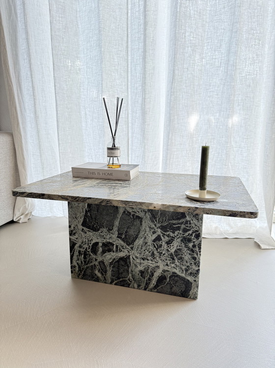 Eccezionale tavolino da caffè vintage Natuzzi – Design italiano in pietra naturale massiccia (photo 7 of 9)
