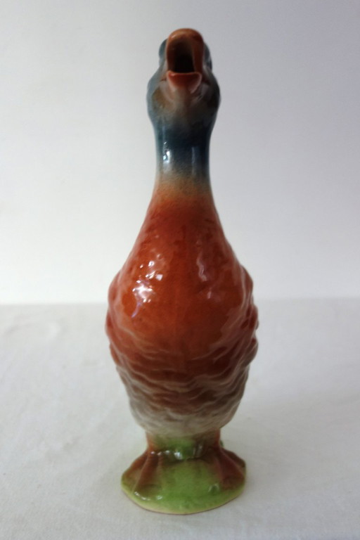 Pichet canard en barbotine St Clément #2