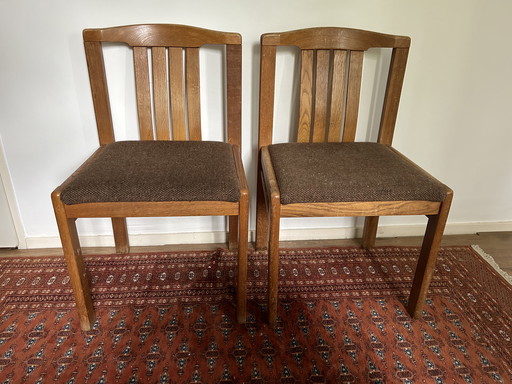 2x Vintage Stühle von Danish Design