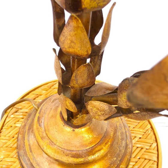 Image 1 of lampada da tavolo a forma di palma modello Hans Kögl anni '60