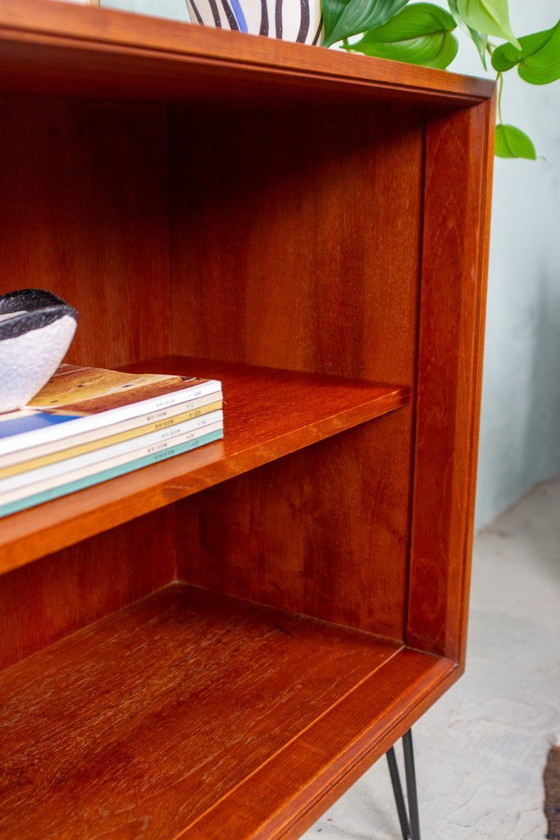 Image 1 of Vintage teak sideboard, chest of drawers, bookshelf, mid-century 1960s