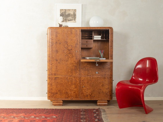 Image 1 of 1920s Art Deco Writing Desk, Vintage