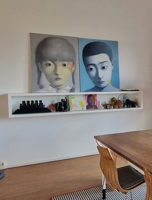 Maatwerk MDF Boekenplank/Wandkast