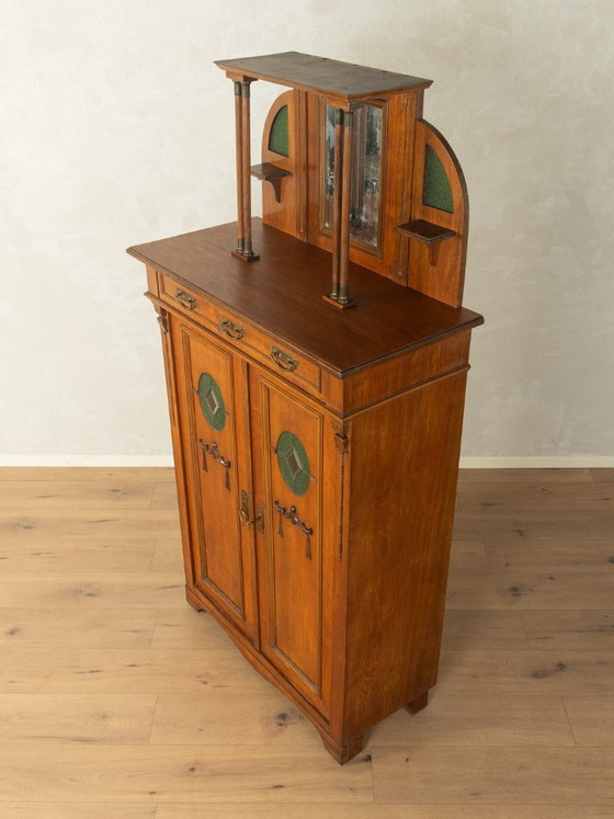 Art Nouveau-kabinet, circa 1910 – Kasten, Glass, Wood (photo 10 of 10)