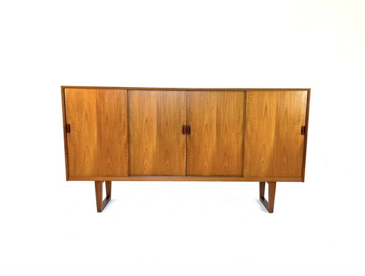 Vintage-Highboard aus Teakholz, Bramin, 70er Jahre
