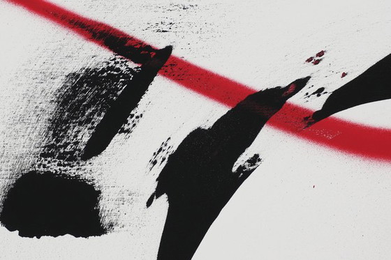 Image 1 of XXL-schilderij (160x160 cm), gecertificeerd als origineel.