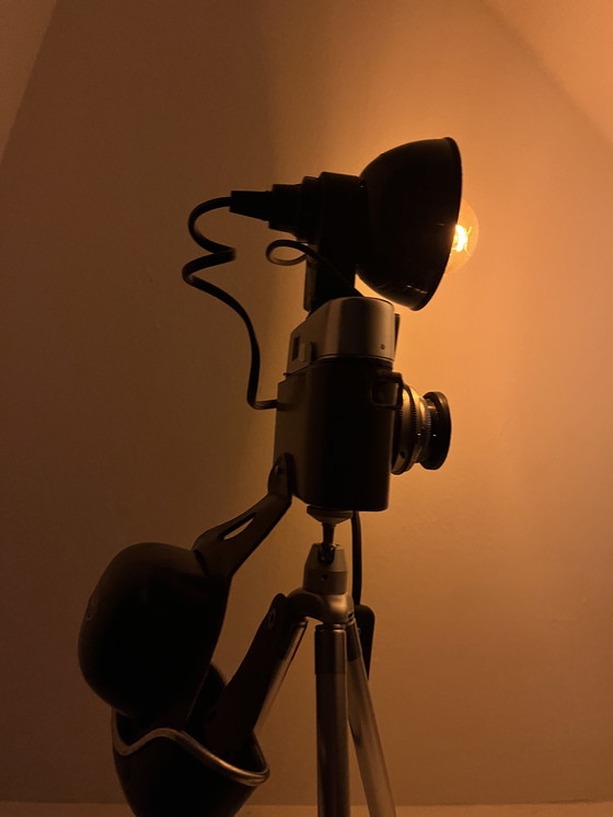 Image 1 of Unieke lamp gemaakt van retro Voigtländer camera 