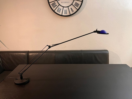 Image 1 of Luceplan Berenice D12 – Design door Rizzatto & Meda – verstelbare blauwe kap