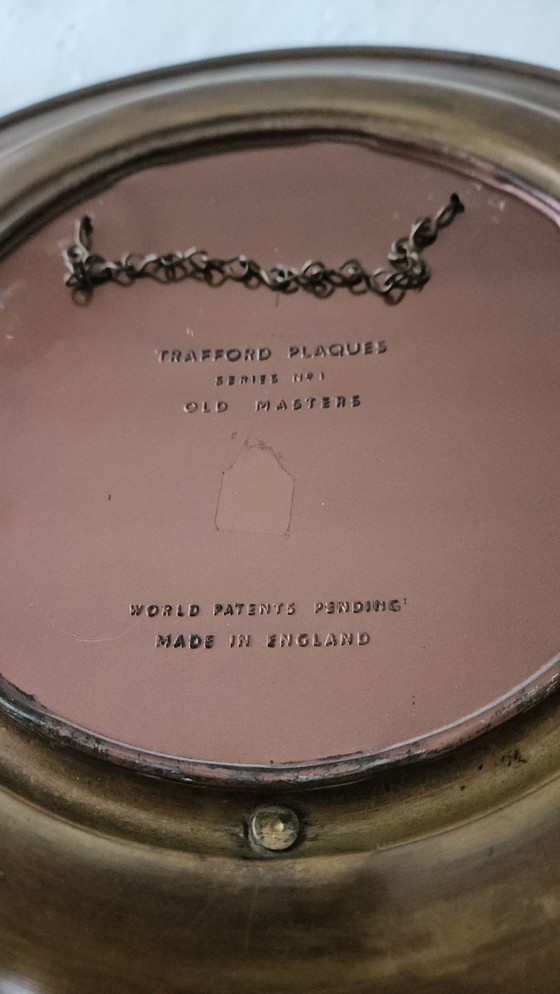 Image 1 of Targa vintage del Trafford "Fiori"