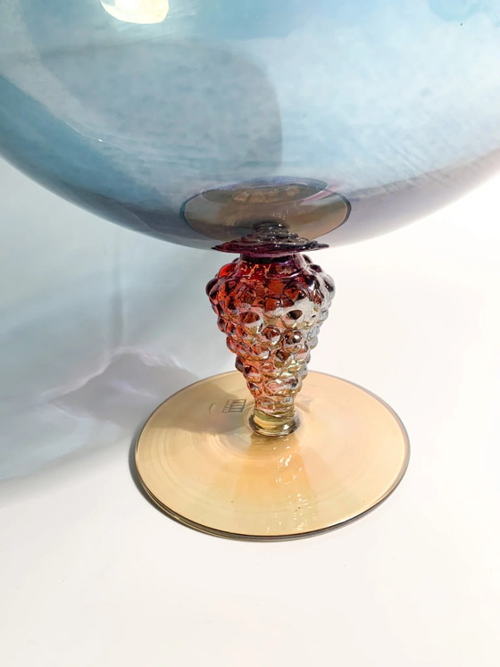 Centrotavola in vetro soffiato a mano Pitti Studio anni '80, Oggetti decorativi (foto 5 di 9)