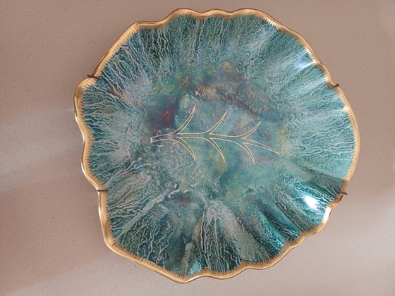 Josef Ekberg Gustavsberg – Large Decorative Ceramic Platter – Art Deco 1931 – Wall decoration (photo 5 of 6)