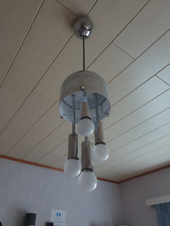 Image 1 of A Large Vintage Space Age Pendant Lamp