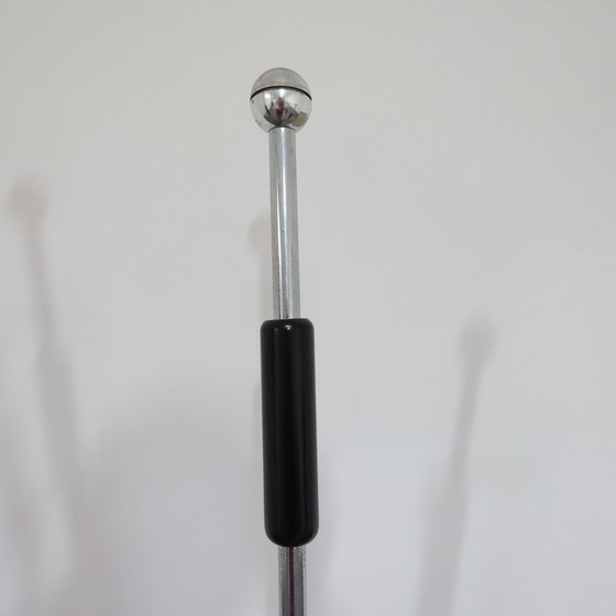 Image 1 of Mannelli brothers travertine steel coat rack, 1970s modern design