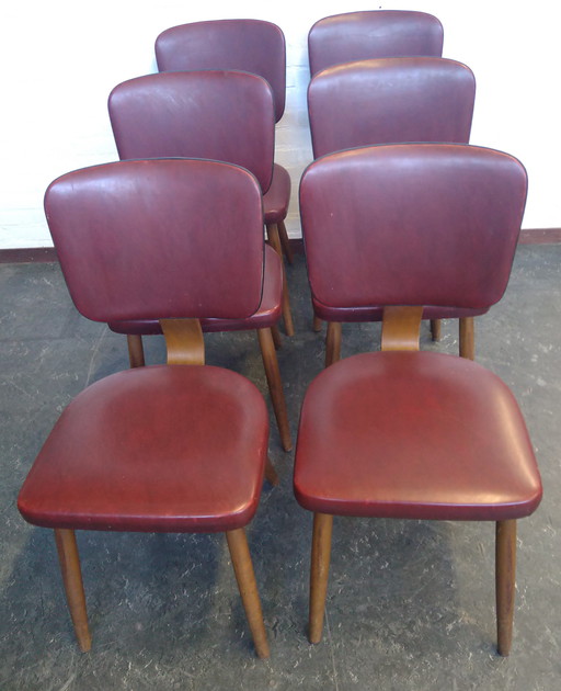12 X chaises de salle à manger scandinaves vintage