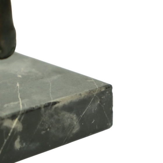 Image 1 of Statue antique en bronze d'un bouc et d'un bélier