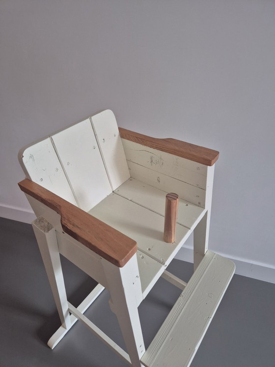 Image 1 of Piet Hein Eek high chair scrap wood