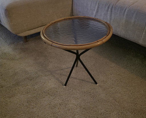 Midcentury bijzettafel Rohe Noordwolde.