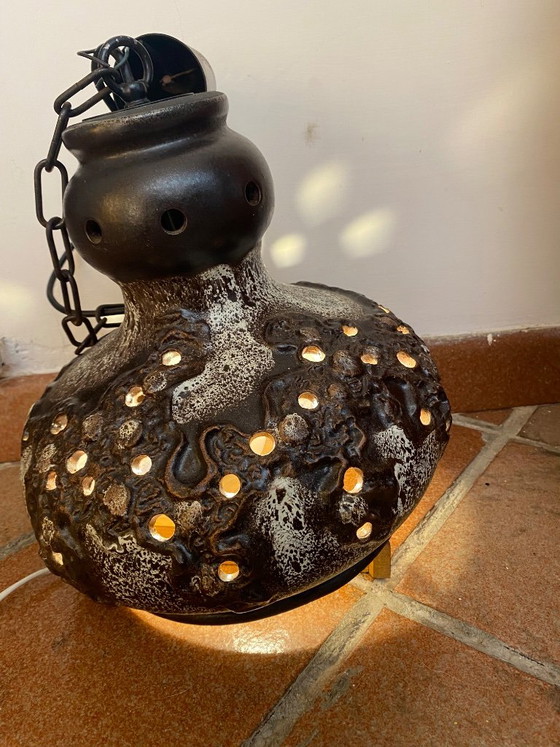Richard Essig Lampada a sospensione brutalista ‘60 – Lampadari, Ceramica (photo 6 of 10)