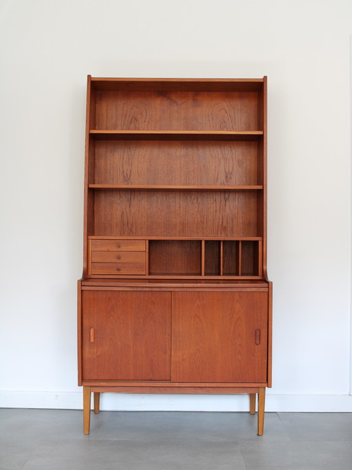 Vintage Danish Teak Bookcase by Heinrich Freundlich – boekenkasten, Wood