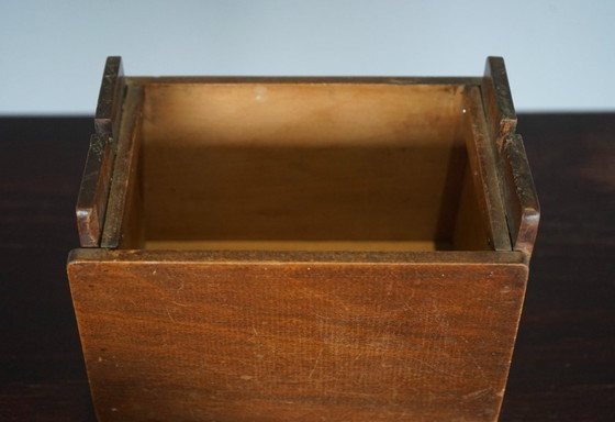 Image 1 of Boîte en bois de l'école néerlandaise d'Amsterdam, années 1930