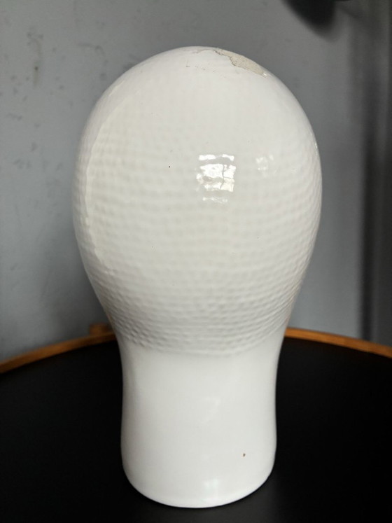 Royal Delft keramische kop, Nederland, jaren 70, Beeldhouwkunst, Keramiek, Wit, 1970 (foto 4 van 7)