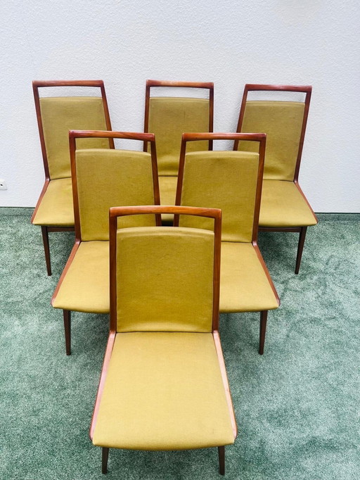 Set di 6 sedie da pranzo Casala di metà secolo - Design originale degli anni '60