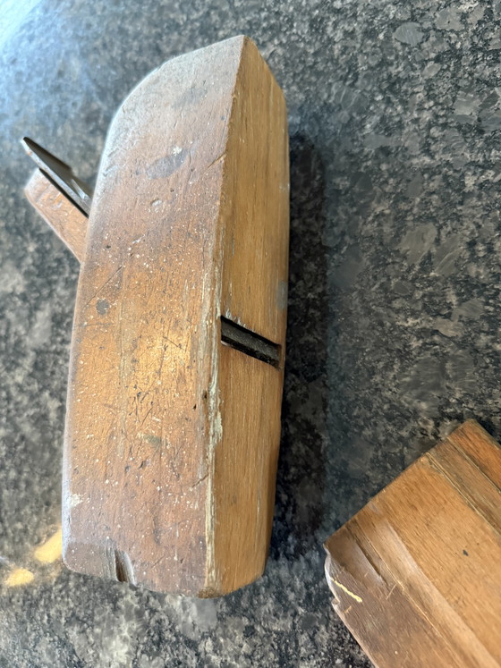 Image 1 of 5 delige antieke meubelschavenset