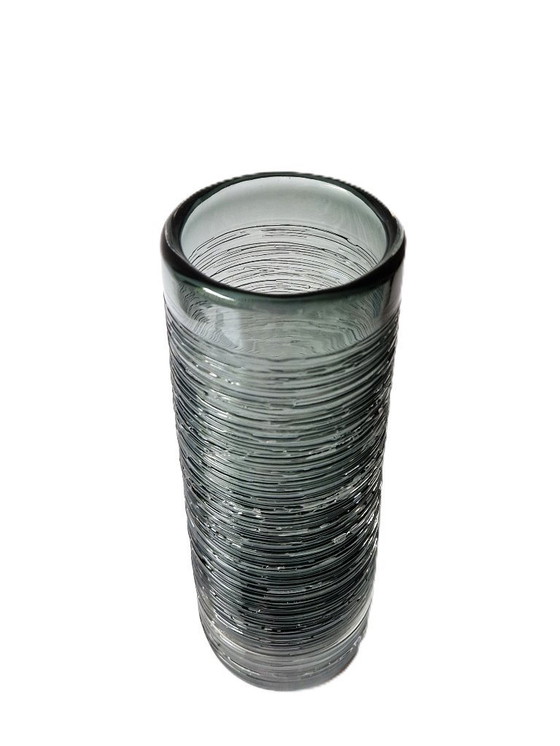 Image 1 of Skruf Sweden - "Spun" Vase By Bengt Edenfalk - Signed