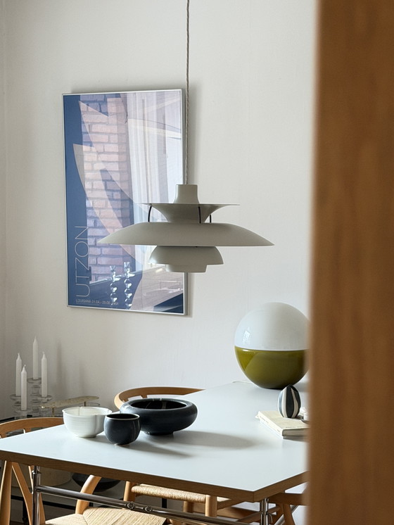 Image 1 of Louis Poulsen PH 5 pendant lamp, designed by Poul Henningsen, in Classic White
