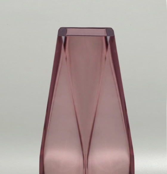 Image 1 of 1960s Flavio Poli for Seguso Sommerso Murano Glass Vase. Made in italy