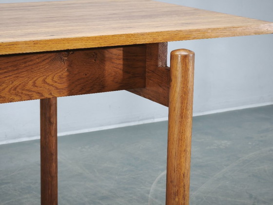 Image 1 of 1960s Czech Coffee Table in Solid Oak by Krásná Jizba